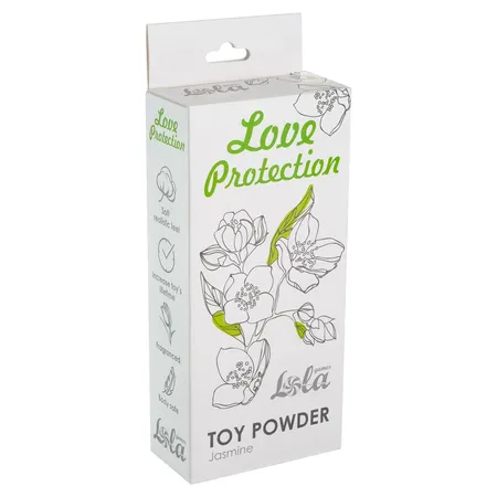 Пудра для игрушек love protection с ароматом жасмина .