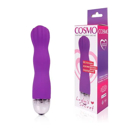 Fantazijski ljubičasti silikonski vibrator Cosmo .