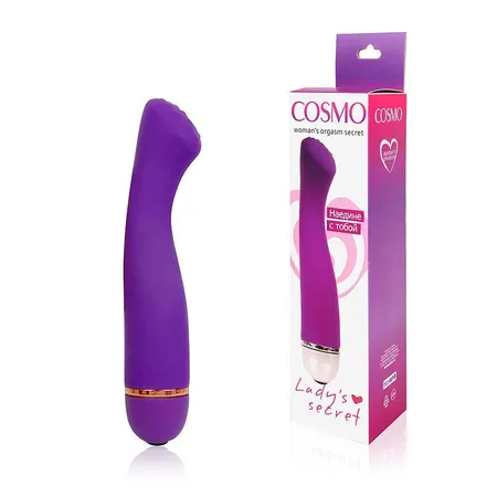 Cosmo ljubičasti silikonski vibrator sa vibracionim režimima .