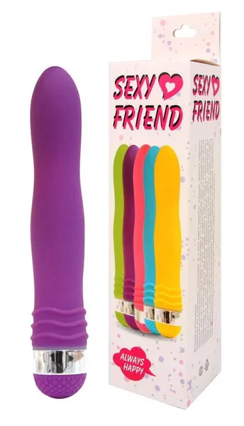 Ljubičasti ergonomski vibrator Seki Friend .