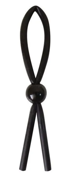 Crni silikonski prsten za erekciju-laso