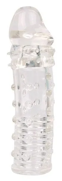 Zatvorena prozirna mlaznica-falus-15 cm.