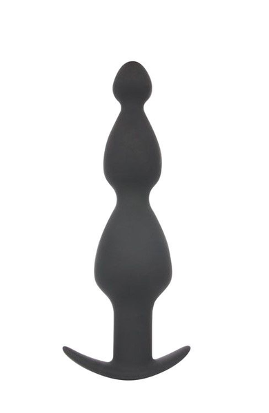 Crna analna čaura sa širokom bazom - 19 cm.
