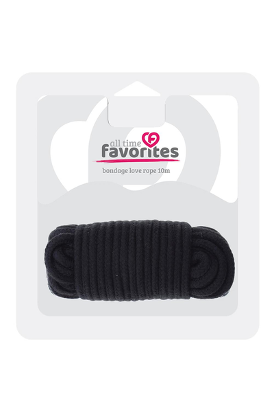 Crni konopac za vezivanje Love Rope-10m.