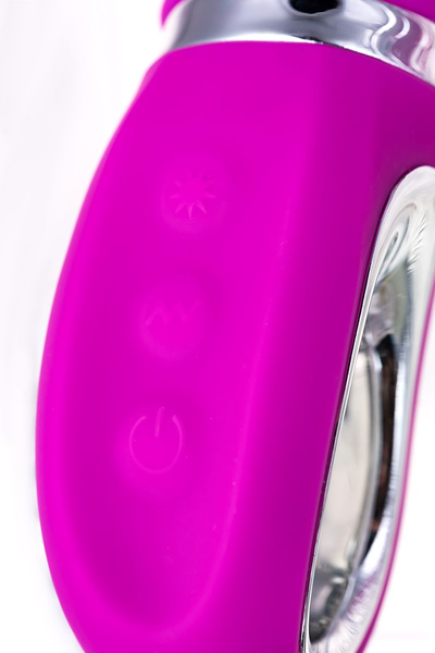 Jos Joli vibrator sa klitorisnim stimulatorom, sa VOV režimom, silikon, ljubičasta, 19,6 cm