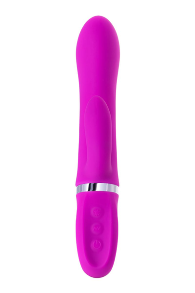 Jos Joli vibrator sa klitorisnim stimulatorom, sa VOV režimom, silikon, ljubičasta, 19,6 cm