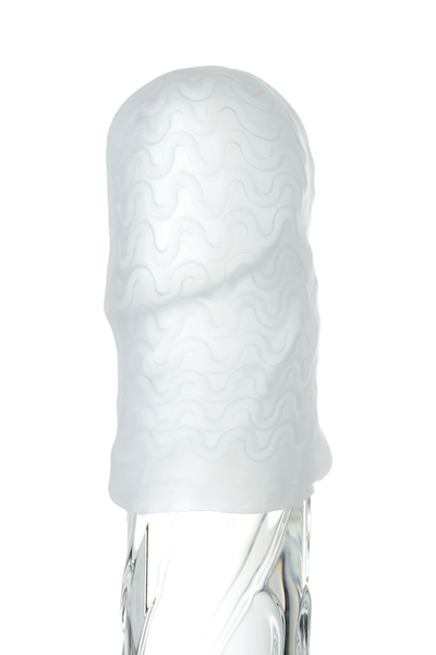 Masturbator TOYFA A-Toys Pocket Wavy, TPR, bela, 7,8 cm