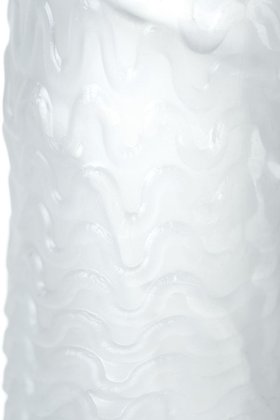 Masturbator TOYFA A-Toys Pocket Wavy, TPR, bela, 7,8 cm