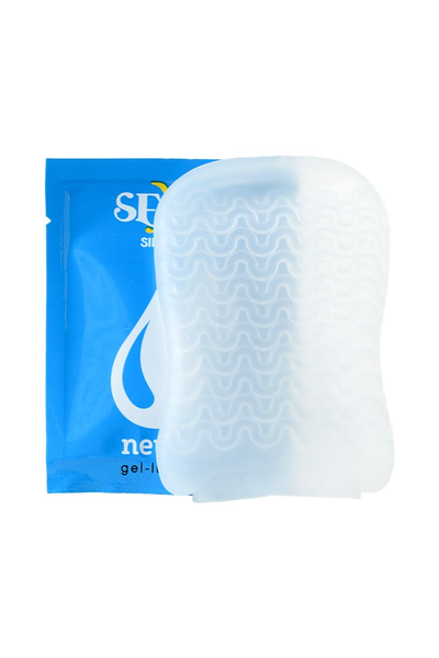 Masturbator TOYFA A-Toys Pocket Wavy, TPR, bela, 7,8 cm
