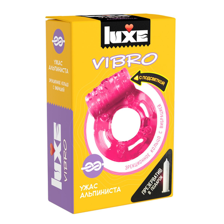 Rose Erection Vibrocolzo Luke vibro Horror of the alpinist + kondom