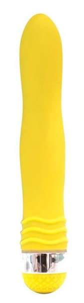 Seki Friend žuti ergonomski vibrator - 17,5 cm