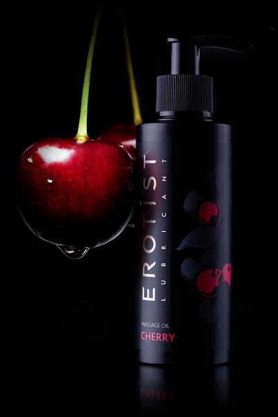 Ulje za masažu Erotist Cherri, jestivo, trešnja, 150 ml