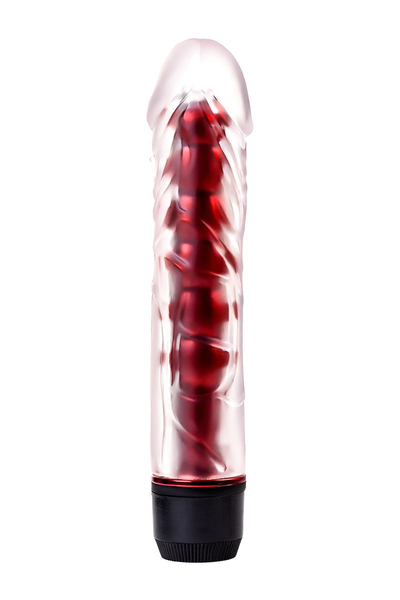 Vibrator TOIFA Trio Vibe, TPE, crvena, 15,5 cm