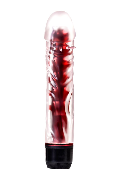 Vibrator TOIFA Trio Vibe, TPE, crvena, 15,5 cm