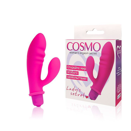 Cosmo ružičasti vibracioni masažer sa nastavkom .