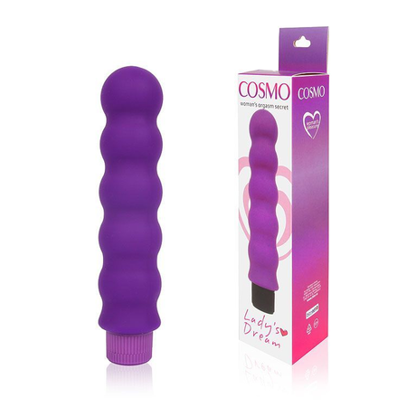 Ljubičasti silikonski vibrator je Cosmo riblja kost .