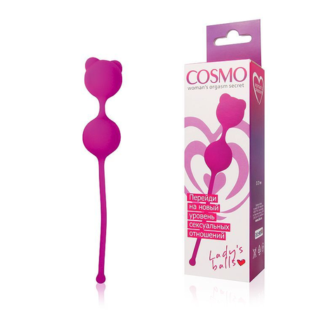Vaginalne kuglice su ružičaste boje, težine 55 g, D 27 mm art. CSM-23009