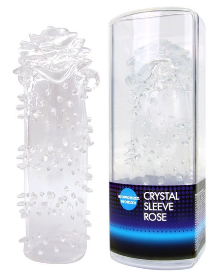 Mlaznica zatvorena Cristal Sleeve Rose u obliku ruže L - 145 mm, d-33 mm art. EE-10105