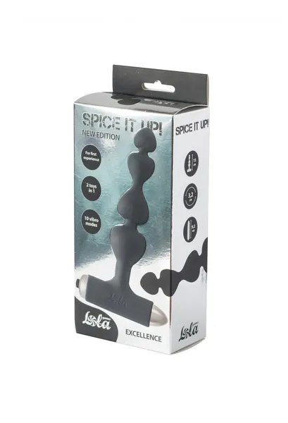 Analni čep sa vibracijom Spice It Up Nev Edition Ekcellence Black 8016-01lola