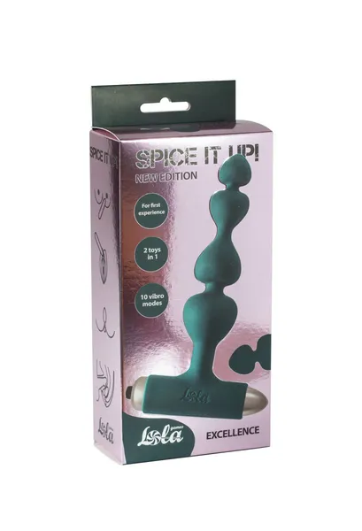 Analni čep sa vibracijom Spice It Up Nev Edition Ekcellence Dark Green 8016-02lola