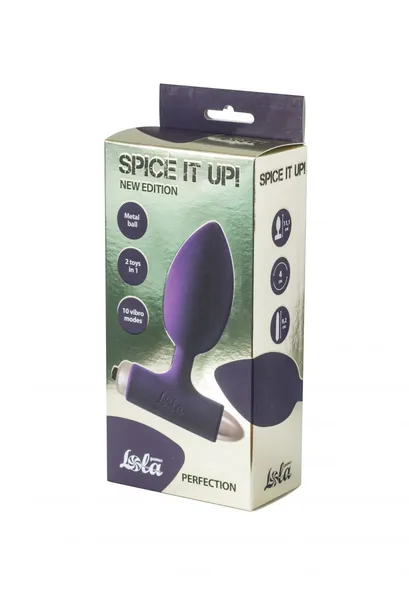 Analni čep sa vibracijama Spice it up New Edition Perfection Ultraviolet 8014-04lola