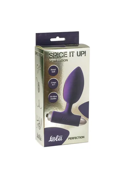 Analni čep sa vibracijama Spice it up New Edition Perfection Ultraviolet 8014-04lola