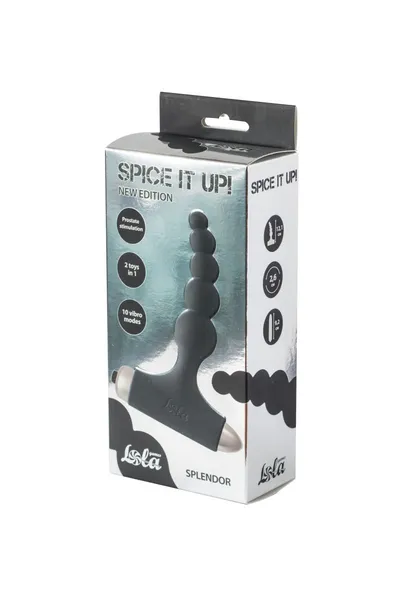 Analni čep sa vibracijom Spice It Up Nev Edition Splendor Black 8017-01lola