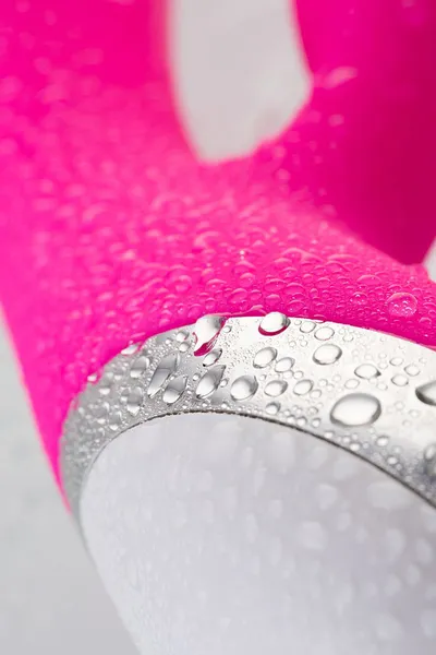 Vibrator sa L'eroina klitoralnim stimulatorom, silikon, roze, 19 cm