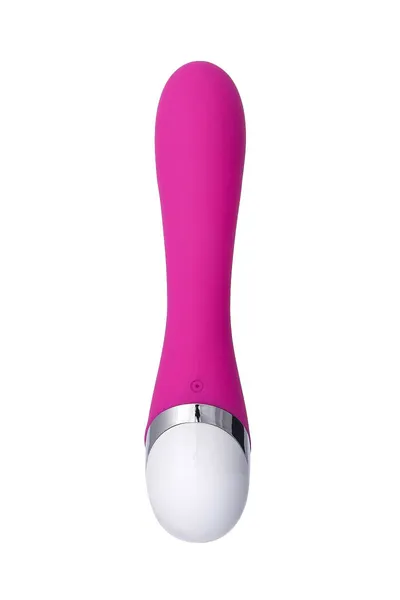 Vibrator sa L'eroina klitoralnim stimulatorom, silikon, roze, 19 cm