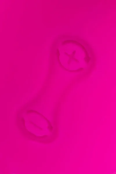 Vibrator sa L'eroina klitoralnim stimulatorom, silikon, roze, 19 cm