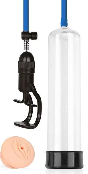 Sek Ekpert prozirna vakuum pumpa sa dodatkom za vaginu