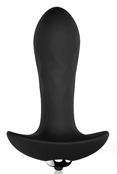Crni Analni vibracioni masažer sa okruglim vrhom
