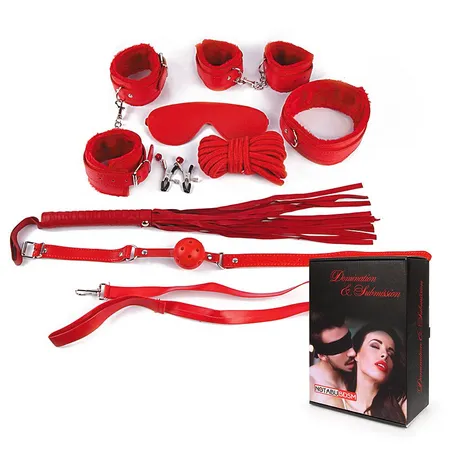 Пикантный красный набор бдсм