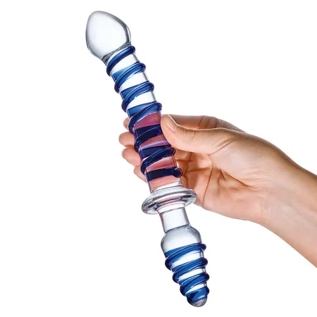Dvostruki dildo sa analnim čepom mr. Swirly Dildo Butt Plug