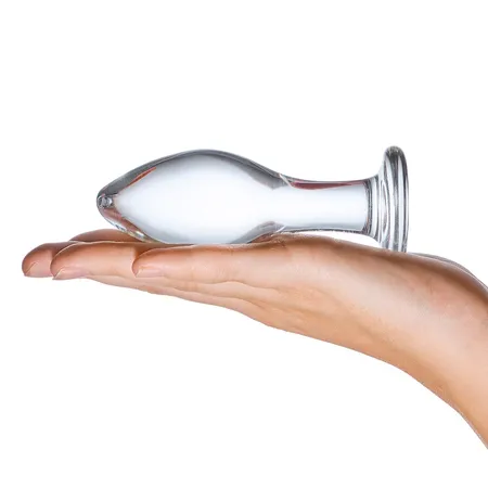 Elegantna analna pluta Classic Glass Butt Plug