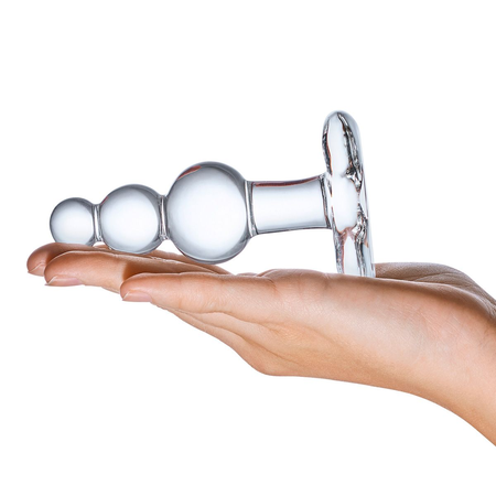 Analna riblja kost sa 3 kuglice Butt Plug with Tapered Base