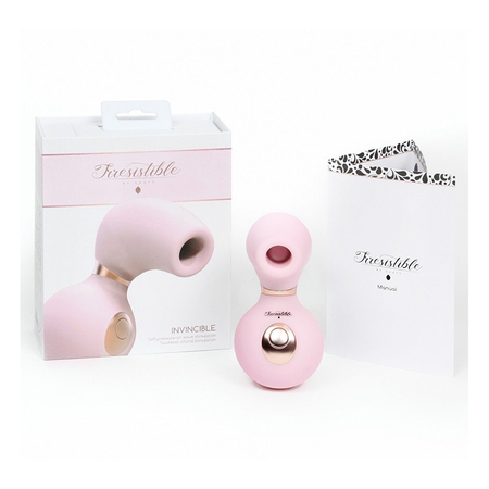 Irresistible Invincible vakuumski talasni stimulator, roze