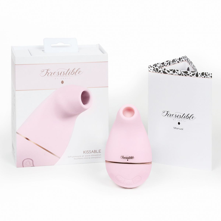Irresistible Kissable vakuumski talasni stimulator, roze