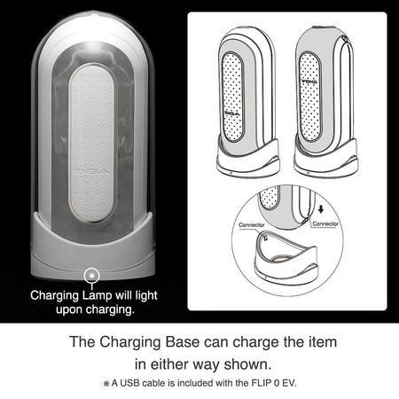 TENGA Masturbator Flip Zero sa vibracijama bela