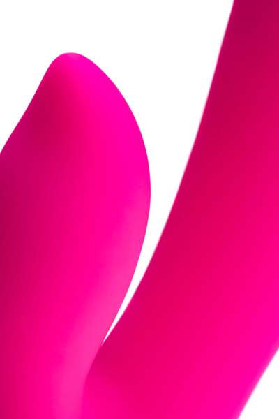 Vibrator sa L'eroina klitoralnim stimulatorom, silikon, roze, 19 cm