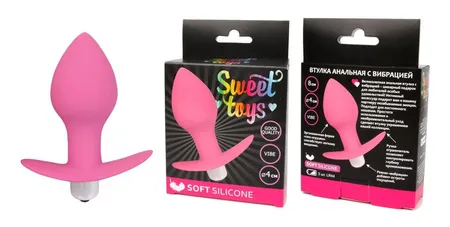 Glavčina je analna sa vibracijom l 80 mm d 40 mm, boja je ružičasta umetnost. ST-40169-6