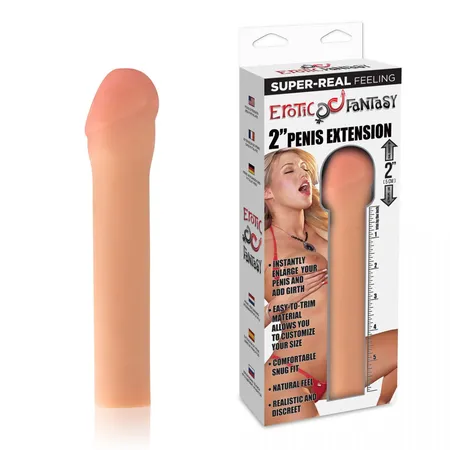 Dodatak za uvećanje penisa za 5 cm realistični girth Ektender