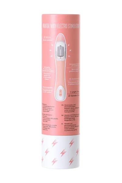 Tesla G-Point Phisics elektrostimulacioni Vibrator, silikon, roze, 21 cm