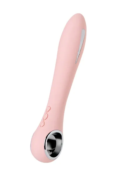 Vibrator sa elektrostimulacijom Phisics Galvani Vibe, silikon, roze, 21 cm