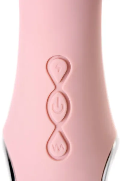 Vibrator sa elektrostimulacijom Phisics Galvani Vibe, silikon, roze, 21 cm