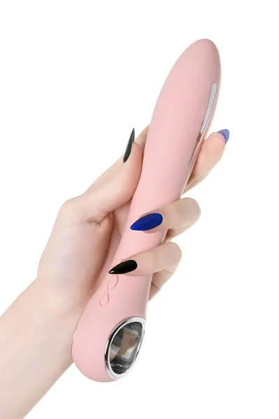 Vibrator sa elektrostimulacijom Phisics Galvani Vibe, silikon, roze, 21 cm