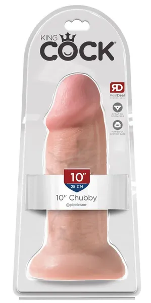 Telesni Dildo King Cock 10 Chubbi - 25 cm