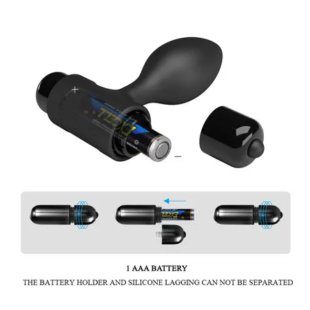 Prettilove Vibra Butt Plug Analni čep sa snažnim vibracijama