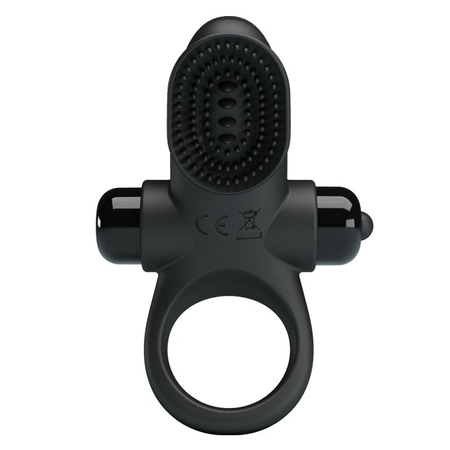 Erekcioni vibrokolco u klitoralnoj četkici Vibrant Penis Ring II