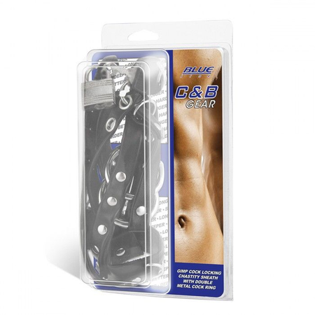 Gusta crna obrijana čednost za penis na bravi